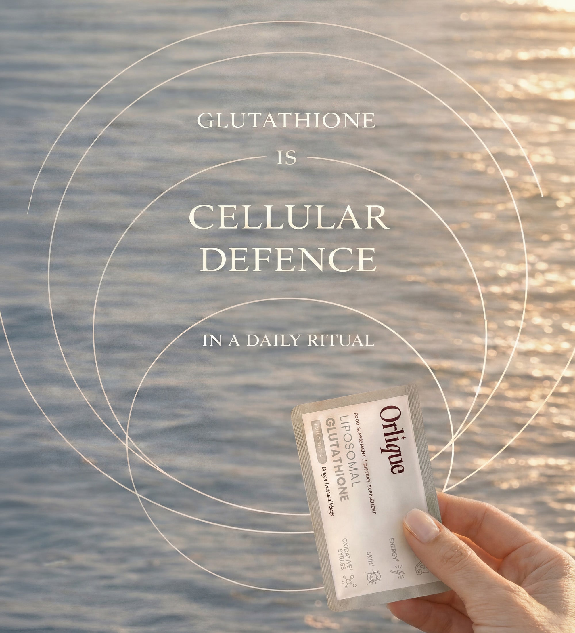 Skin &amp; Cellular Protection Liposomal Glutathione + Vitamin C | Orlique