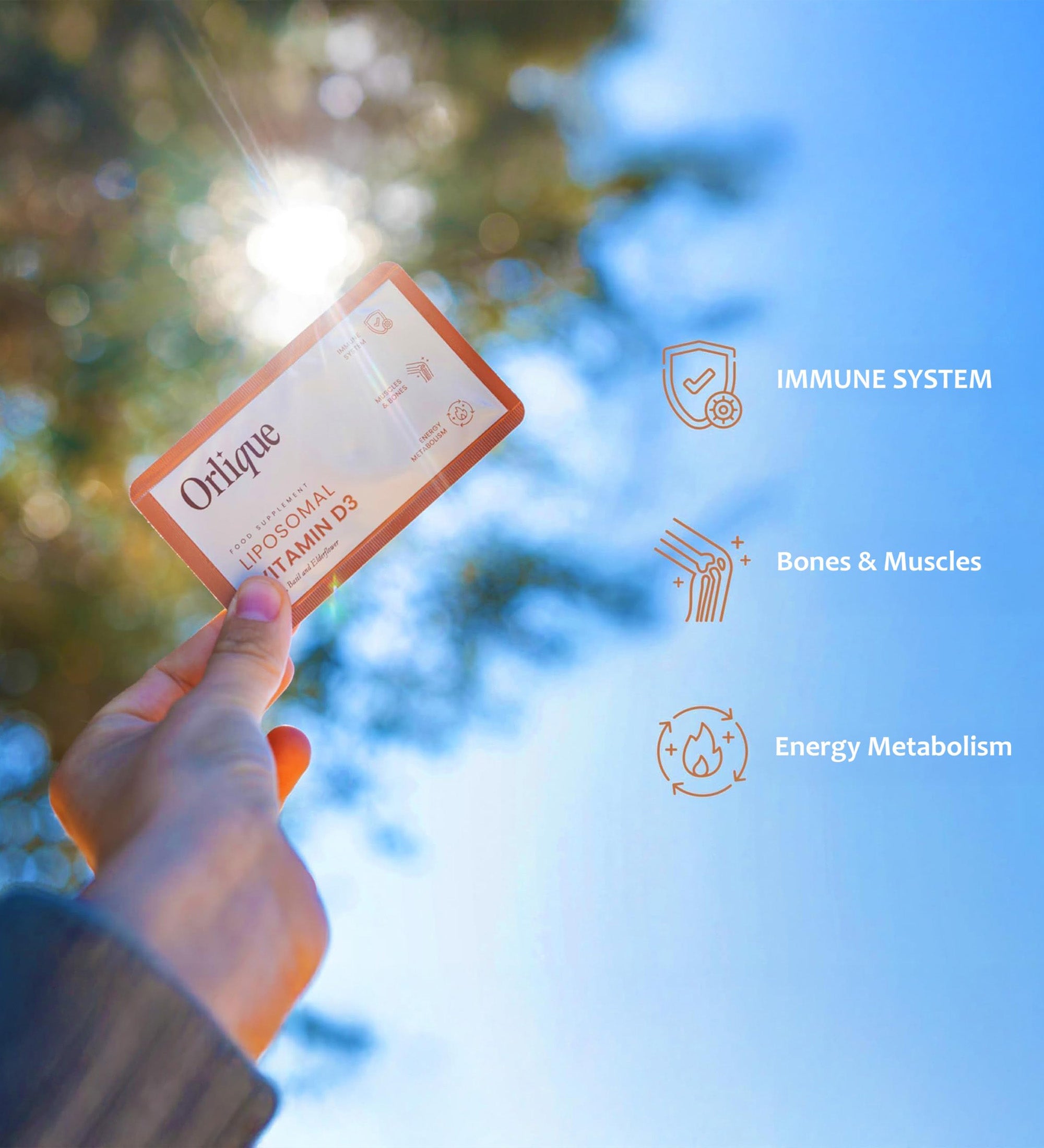 Energy &amp; Immunity Liposomal Vitamin D3 with Magnesium and K2